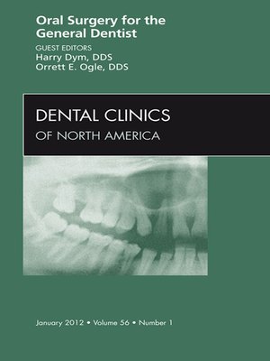 cover image of Oral Surgery for the General Dentist, an Issue of Dental Clinics